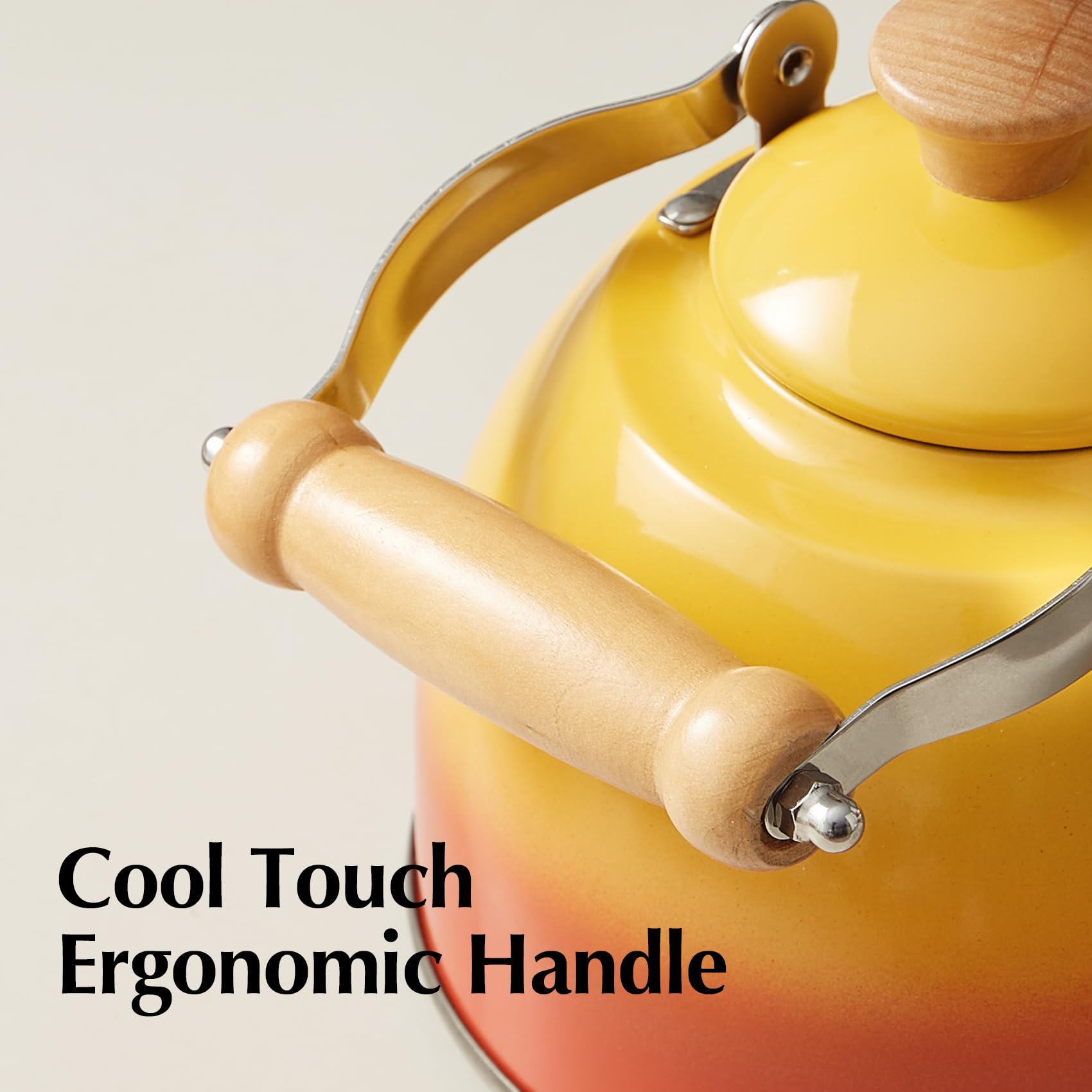 Amazon | ROCKURWOK ティーケトル ティーポット クールタッチ 人間工学